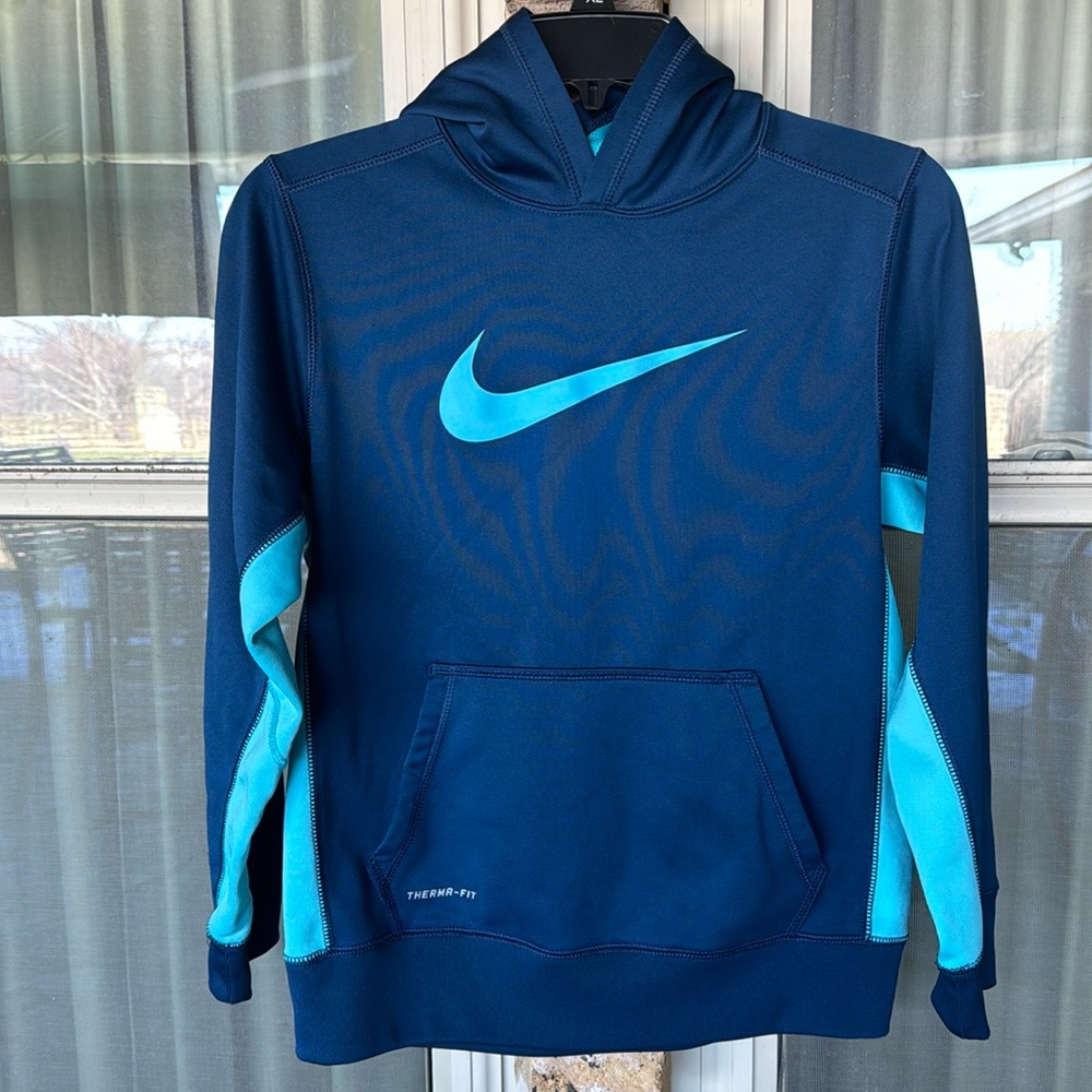 Nike pullover hoodie kids size Large
